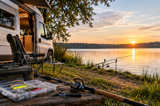 Angeln mit dem Wohnmobil direkt am See