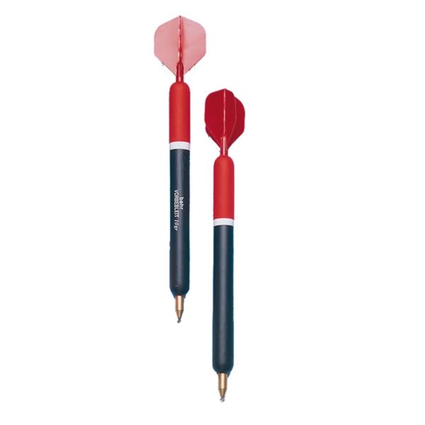 Raubfischpose mit Segel – schmal, 10g & 15g – rot & blau – präzise Bissanzeige