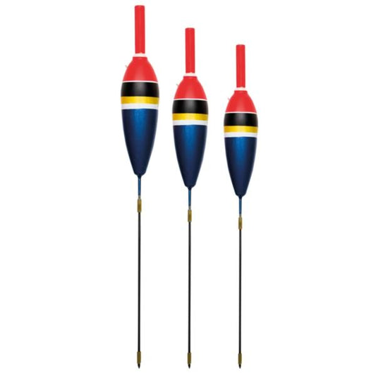 Balsaholz Knicklichtposen mit Auswechselantenne – Tragkraft 2 g, 4 g, 5 g & 6 g