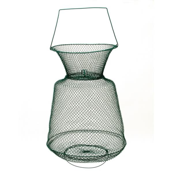 Draht-Setzkescher Ø 40 cm, 60 cm lang – grün