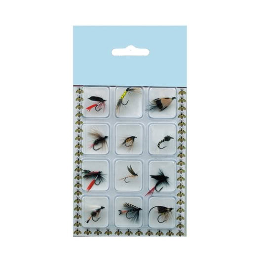Nassfliegen 12 Stück – Fängige Nassfliegen im praktischen Blisterset