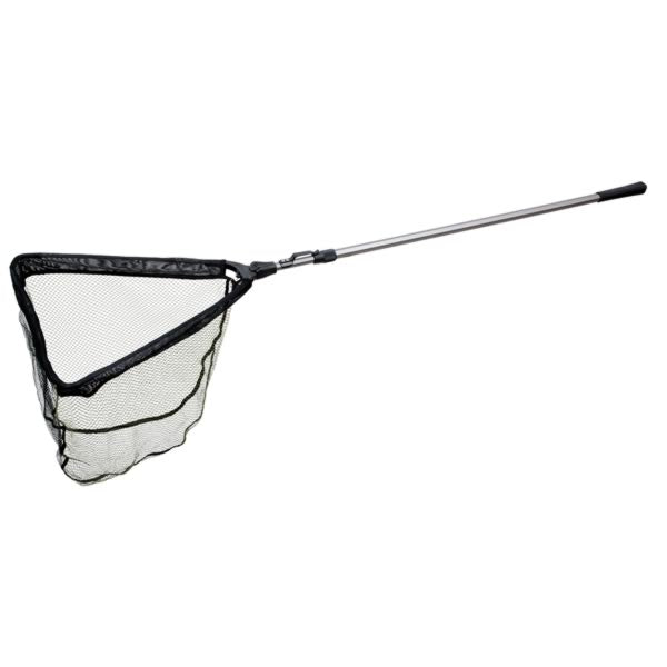 Klappkescher Black’n Green 2-teilig – 2,10 m teleskopierbar, Rahmen 50 x 45 cm, Mixmesh-Netz