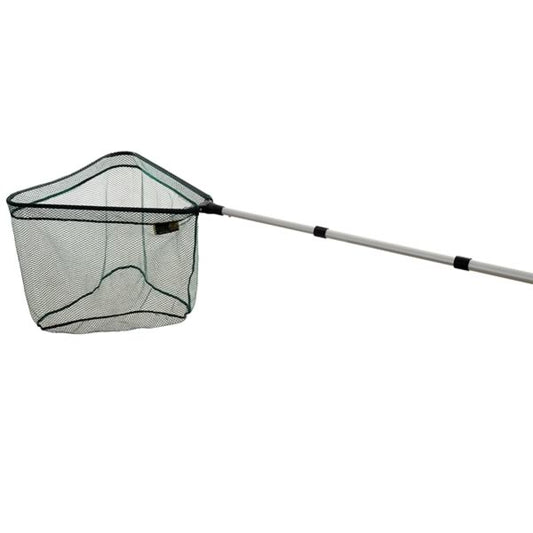 OCTAPlus Kescher Serie 2,20 m – 3-teilig, 48 x 48 cm Netz, 6 mm Wabenmasche, Twist’n Lock
