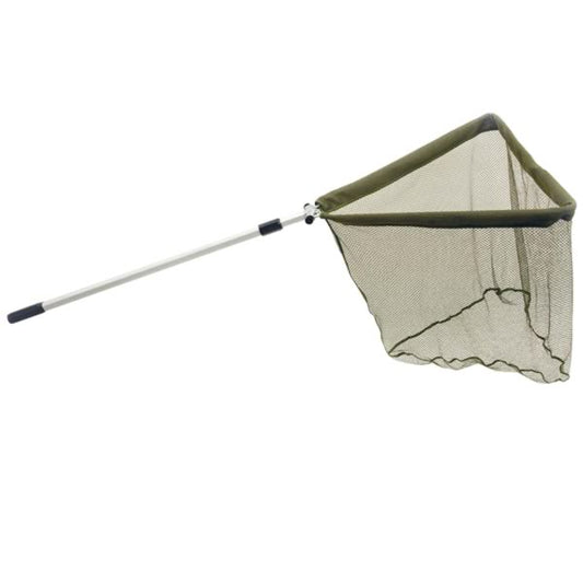 OCTA Plus Kescher Super Strong 70 x 70 cm – 2,45 m teleskopierbar, 8 mm Maschen, Power-Nylon