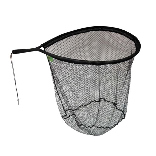 Octa Plus Meerforellenkescher 80 x 60 cm – schwimmend, 80 cm tief, 15 mm Maschen, mit Tragekordel