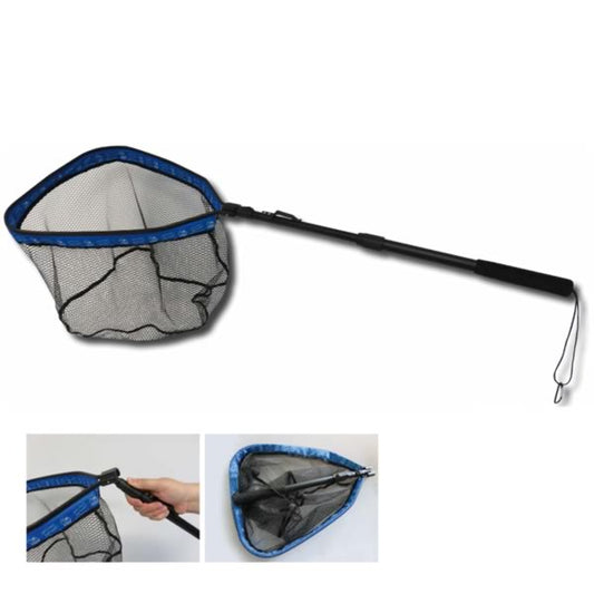 Street-Fishing U-Kescher – kompakt, gummiert & klappbar