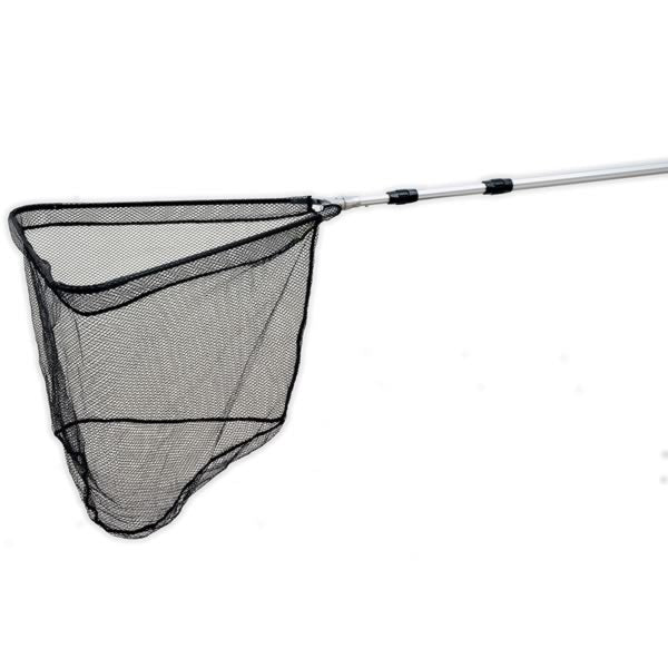 OCTAplus Klappkescher – 2 m oder 2,5 m Länge, gummierter Faltkescher mit 60×60 cm Bügel