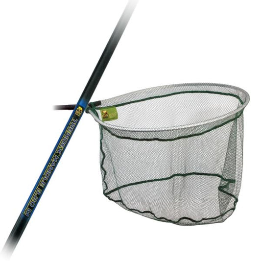 Stippkescher komplett mit Netz – 3,20 m Teleskoplänge