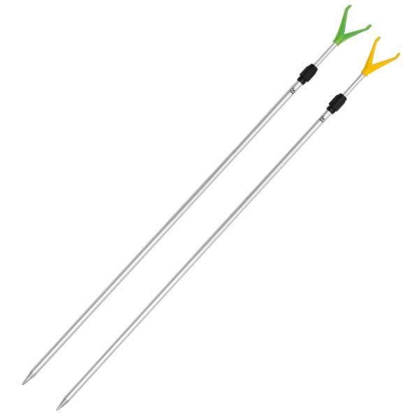 Aluminium Rutenhalter mit V-Auflage – Länge 135 cm