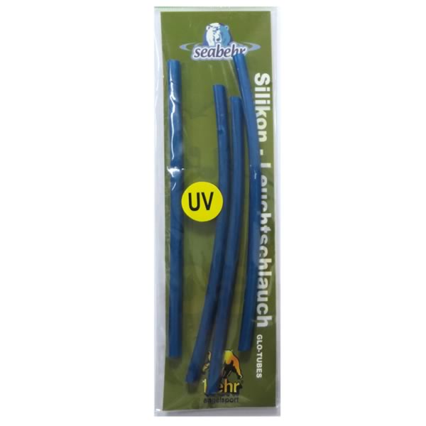 ilikon-Leuchtschlauch UV-aktiv – 4 Streifen à 15 cm, Ø 4 mm, in 5 Farben
