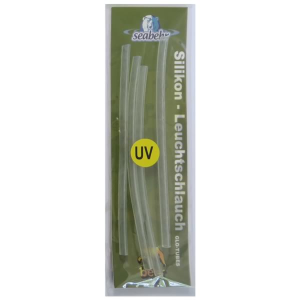 ilikon-Leuchtschlauch UV-aktiv – 4 Streifen à 15 cm, Ø 4 mm, in 5 Farben