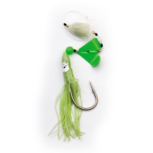 Power-Glo Naturködersystem stark – selbstleuchtend, 0,50 m, Hakengröße 10/0