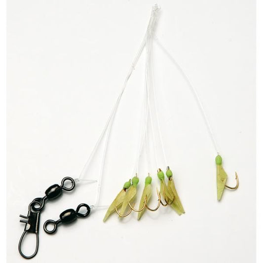 Seabehr Fluoro-Carbon-System Größe 6 – mit leuchtender echter Fischhaut