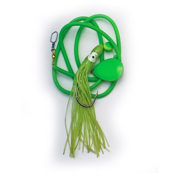 Naturködersystem Stark – Selbstleuchtend (Glo) – 1 m – Haken 12/0 – Schnurstärke 1,00 mm