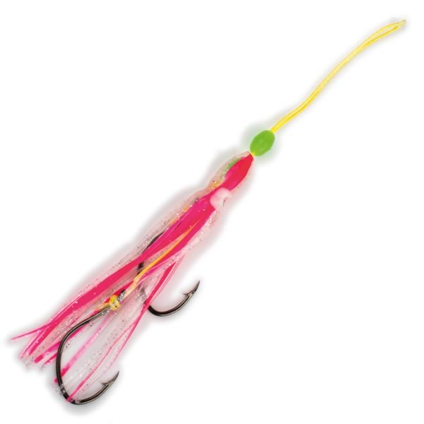 Octopus Beifänger-Rig – UV & Glow Farben, 18 cm, Haken 2/0