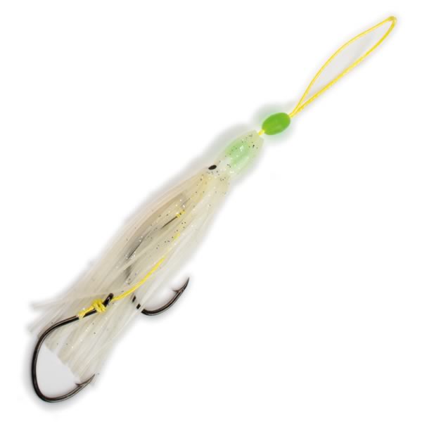 Octopus Beifänger-Rig – UV & Glow Farben, 18 cm, Haken 2/0