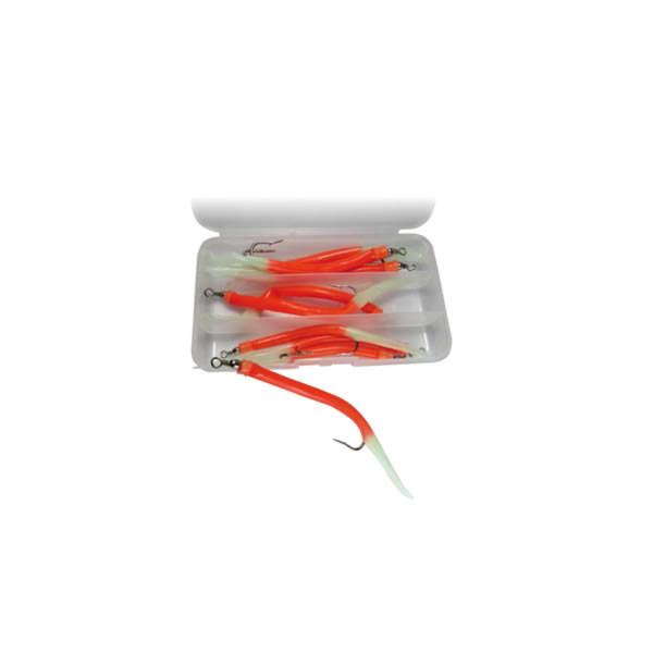 Gummi-Makk Sortiment in Japan-Rot mit Leuchtspitze – 3 Varianten in praktischer Box