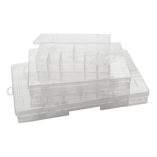 Zubehörbox mit variabler Einteilung – in drei Größen, passend für Systemtaschen