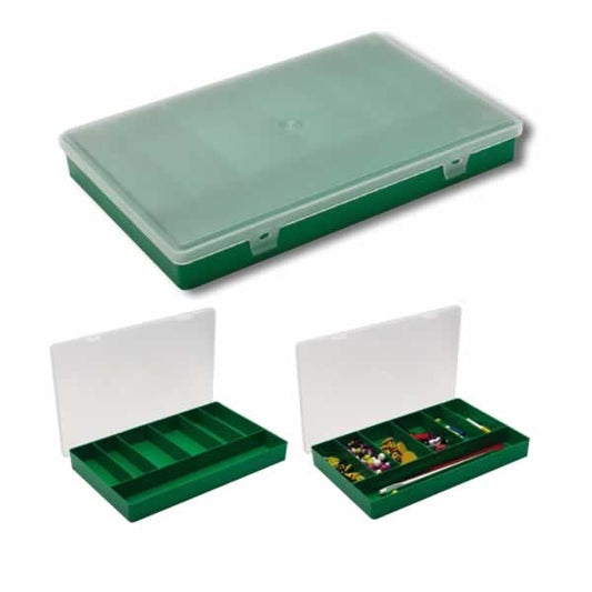 Kunststoff-Gerätebox mit 7 Fächern – Ordnung für dein Angelzubehör