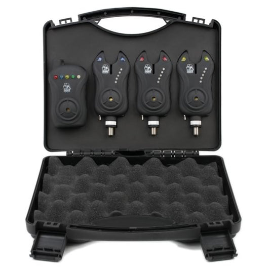 Eurobite Funkset Premium Plus – Funk-Bissanzeiger mit Multicolor-LEDs & Nachtlichtfunktion