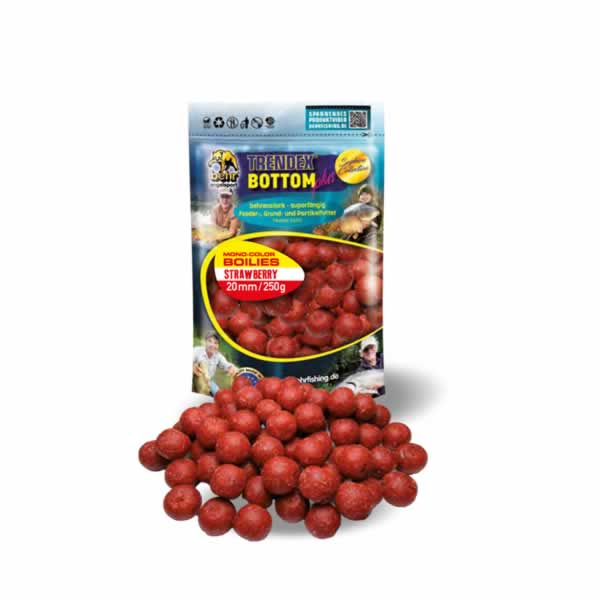 Mono-Color Boilies – 16 mm & 20 mm – Scopex-Krill, Fish-Garlic, Coco-Caramel & mehr
