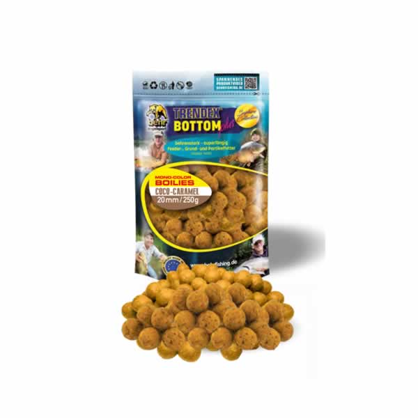 Mono-Color Boilies – 16 mm & 20 mm – Scopex-Krill, Fish-Garlic, Coco-Caramel & mehr