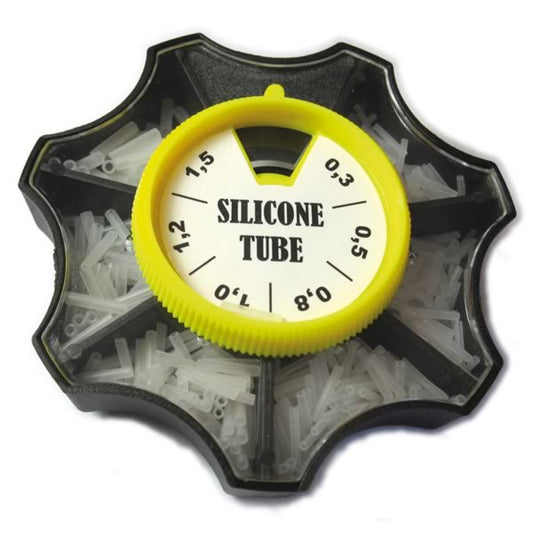 Silikonschlauch geschnitten – Drehdose mit 0,3–1,5 mm Stärke – Flexibler Schutz für Montagen