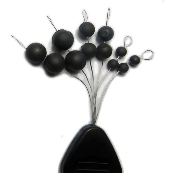 Tungsten-Vorfachbeschwerung, rund – 12 Stück