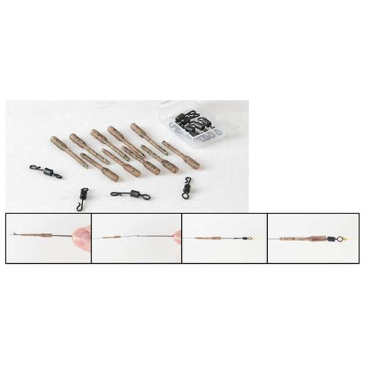 Anti Tangle Set – Größe S (30 mm) mit Schnellwechsel-Wirbeln