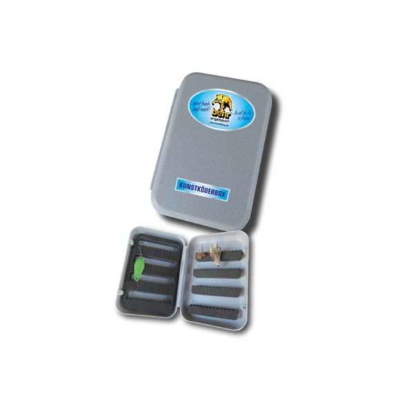 Fliegenköderbox, magnetisch, grau – 11,2 cm x 7,5 cm x 2,5 cm