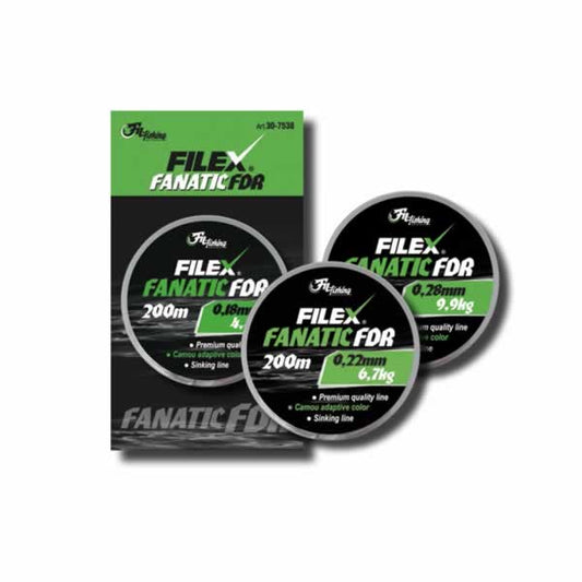 Filex Fanatic FDR – Hochleistungs-Angelschnur in Camou-Optik