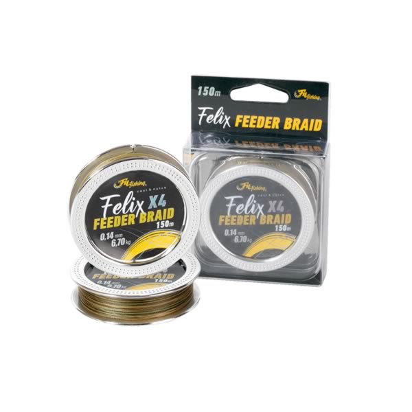 Feeder-Braid Felix – 4-fach Geflochtene Schnur für das Feederangeln (150 m)
