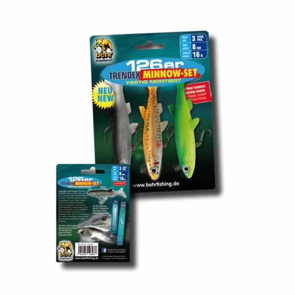 TRENDEX® Minnow Lure Set – Die perfekten Raubfischköder für deinen nächsten Fang
