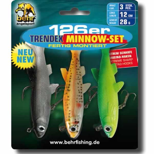 TRENDEX® Minnow Lure Set – Die perfekten Raubfischköder für deinen nächsten Fang