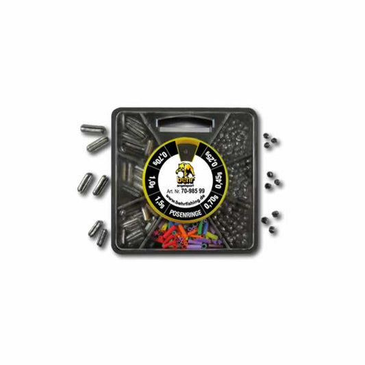 Bleischrot-Sortiment mit Posenringen – Präzision für das Posenangeln