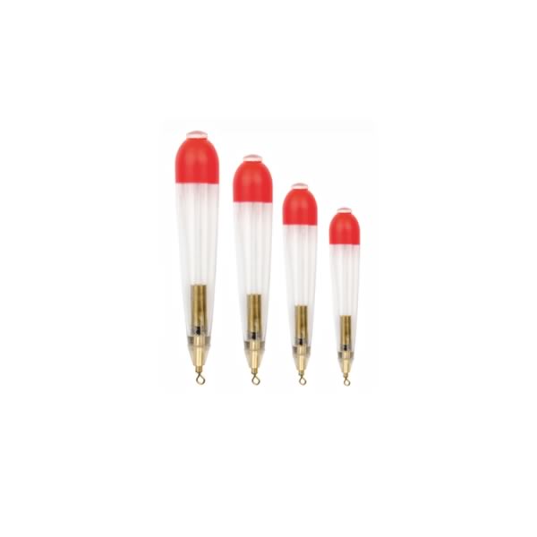 Durchsichtige Kunststoffpose vorbebleit – verschiedene Längen & Tragkräfte (12–19 cm, 5+5 g bis 20+3 g)