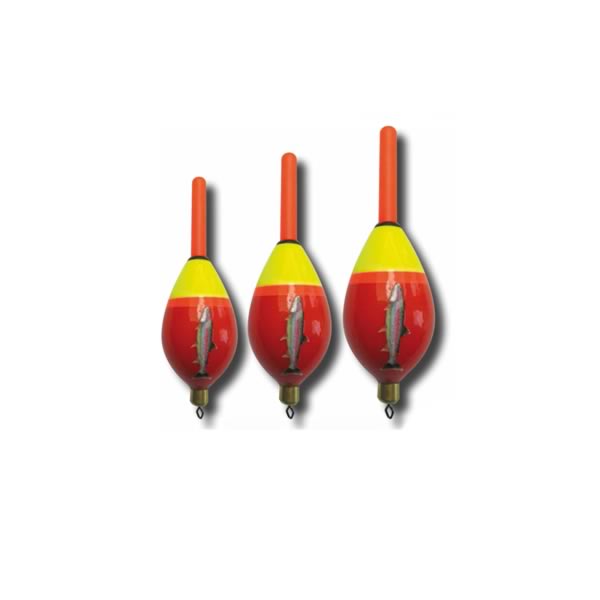 Forellensee-Pose mit 2 g Zusatzgewicht