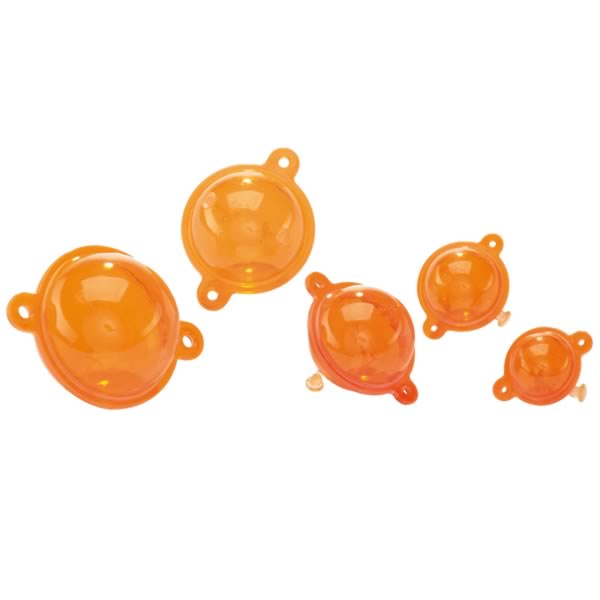 Runde Wasserkugel – unzerbrechlich, Ø 25–55 mm, rot